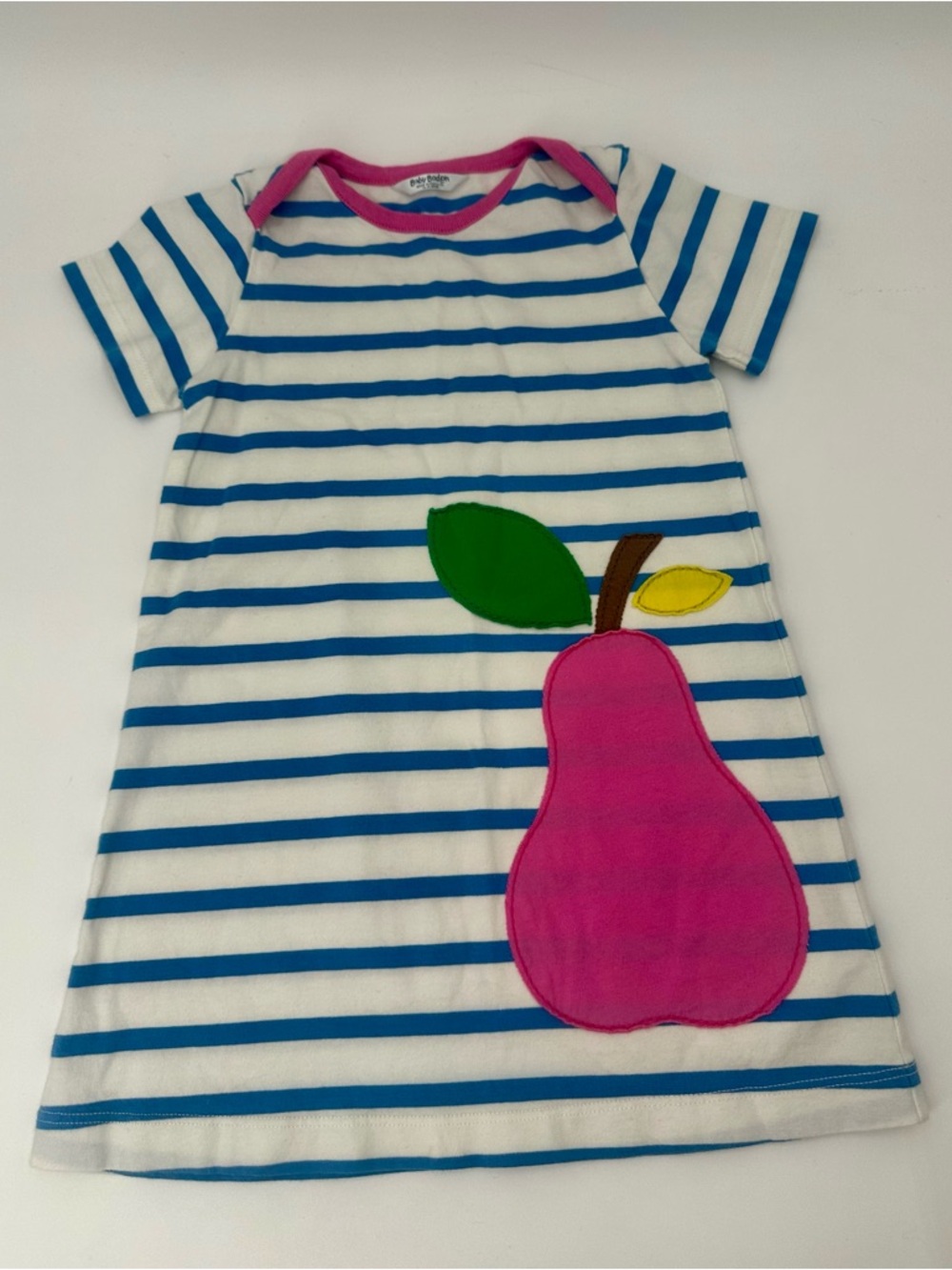 Baby Boden pear appliqué dress/tunic 18-24 months